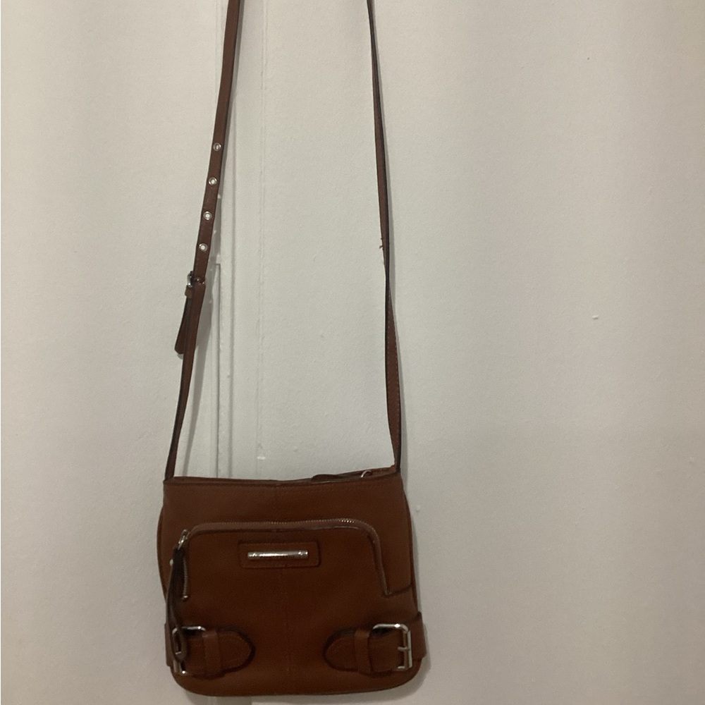 Brown Leather Crossbody Bag